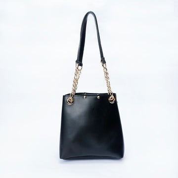 VYBE- Chain Shoulder Bag- Black
